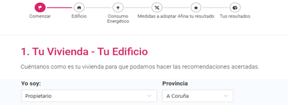 Pasos para simular la reforma con OCU.